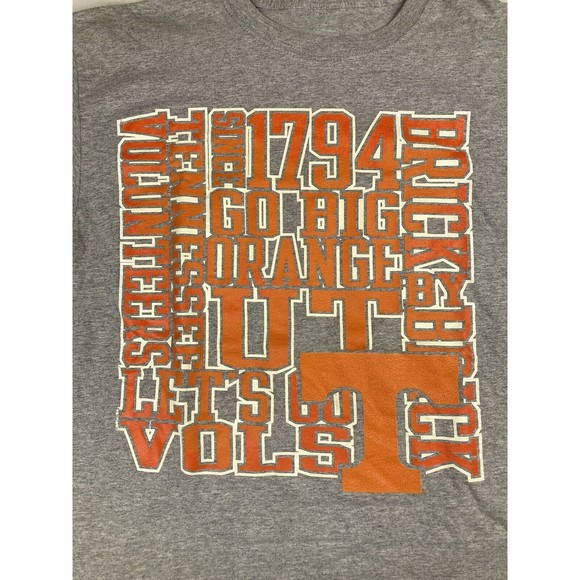 Tennessee Volunteers Multiple Motto T-Shirt Men's Size L (?) Let's Go Vols! - Picture 2 of 7